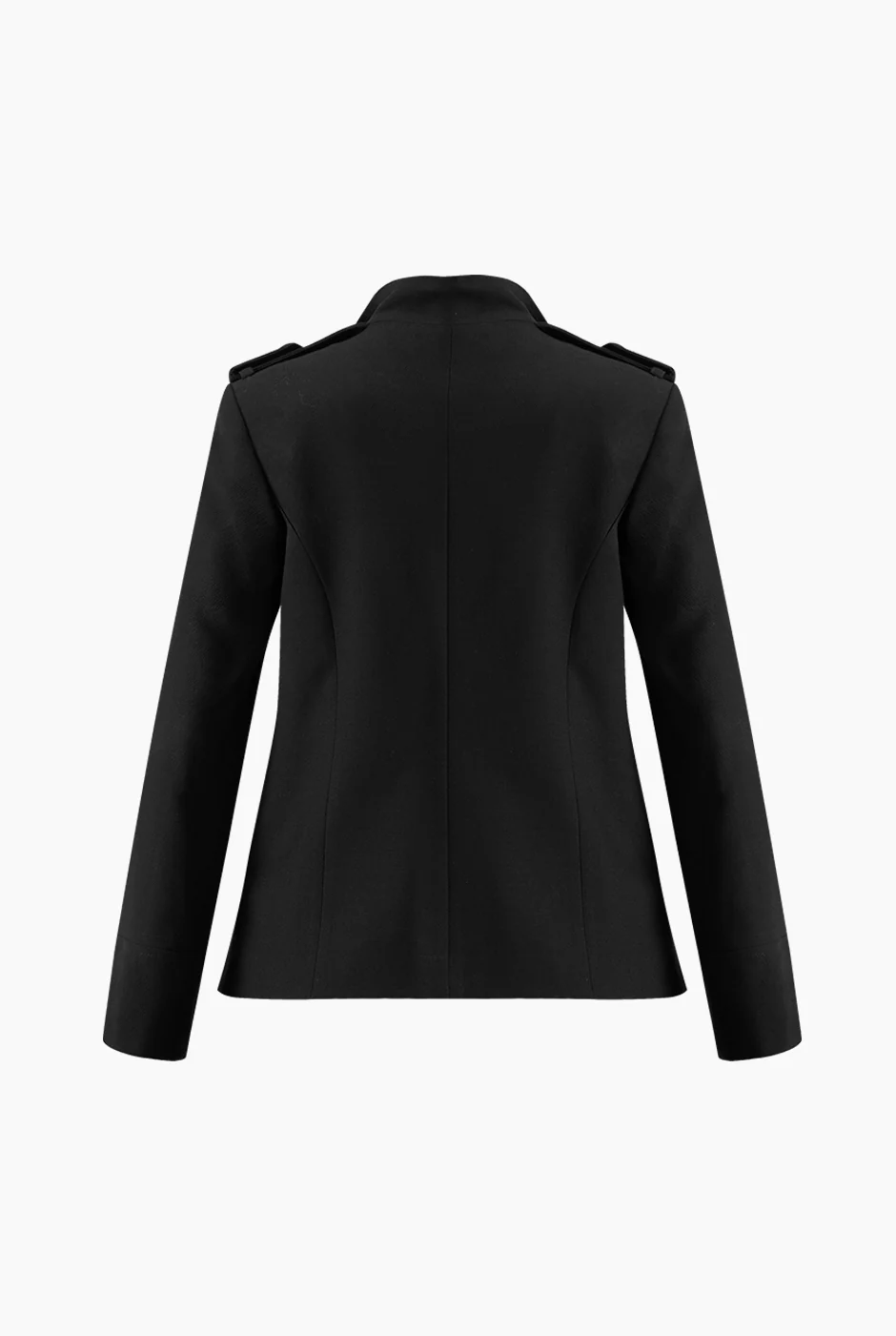 Abrigo negro de cuello alto - Image 8