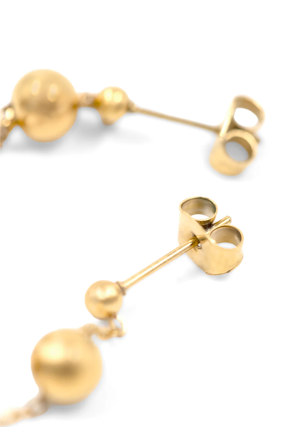 Aretes Golden Beads - Image 5