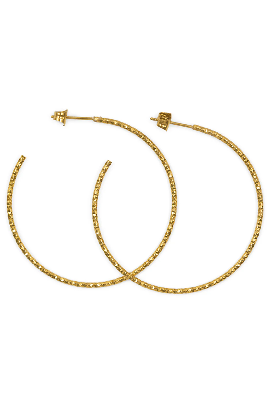 Aretes Texture Hoops