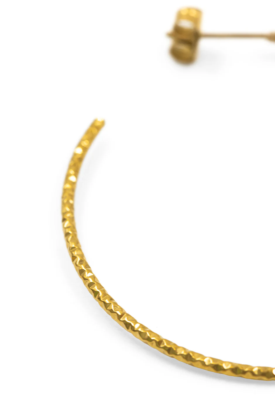 Aretes Texture Hoops - Image 3
