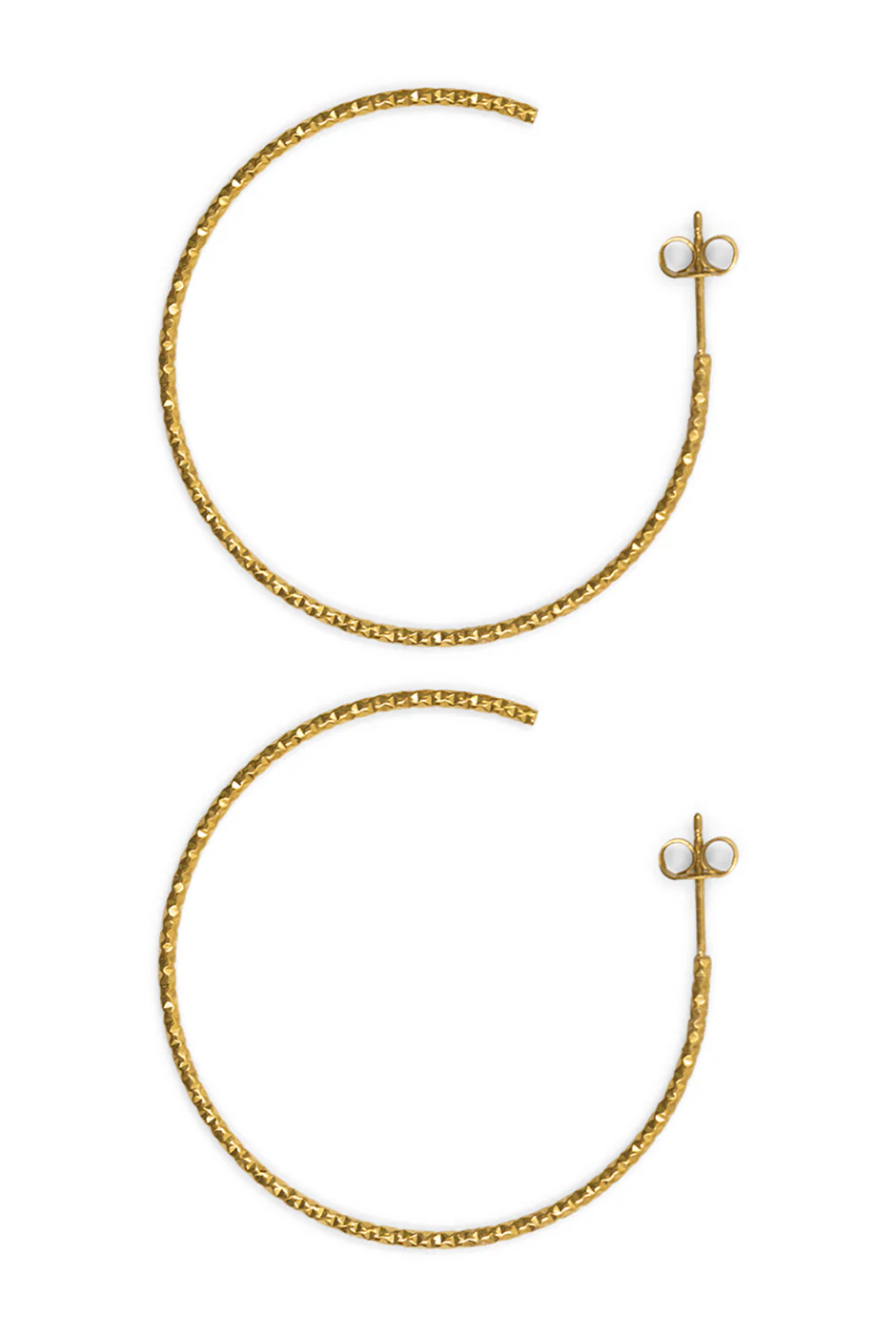 Aretes Texture Hoops - Image 4