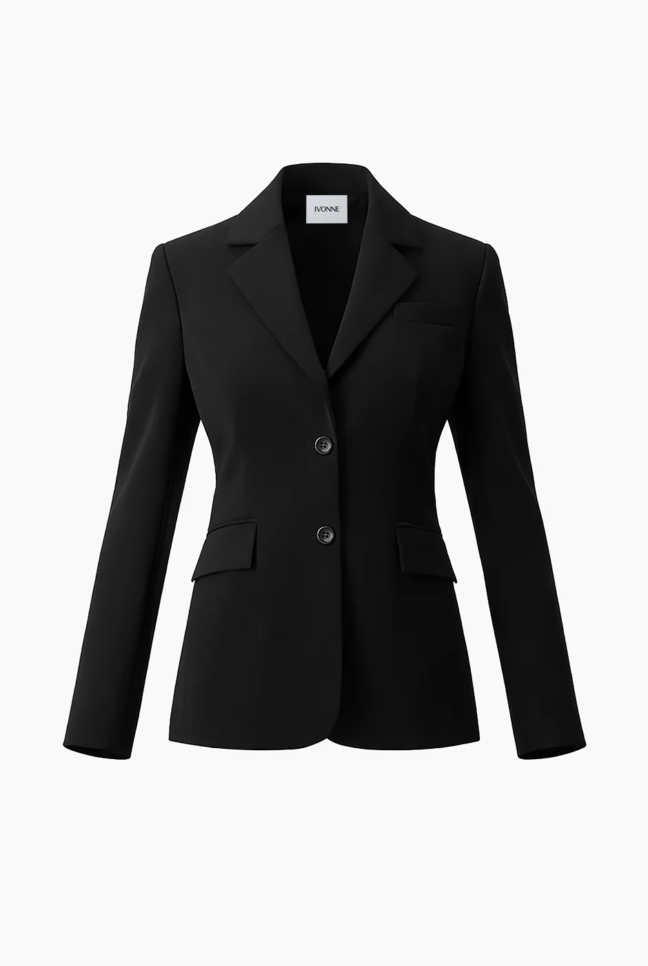 Blazer negro de doble boton - Image 5