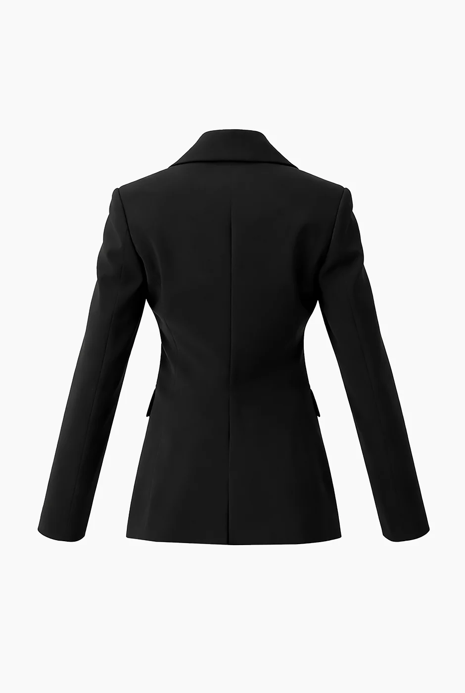 Blazer negro de doble boton - Image 8