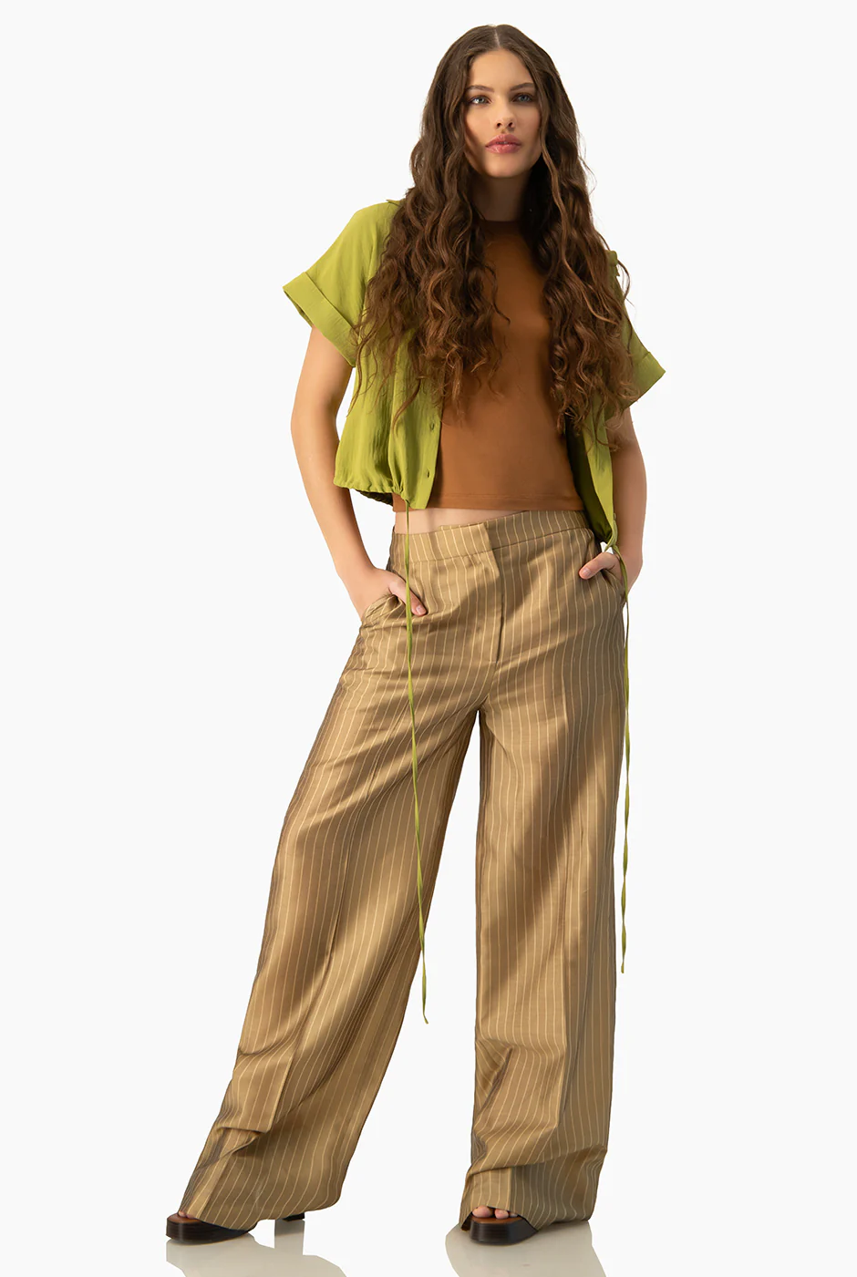 Blusa camisera de amarre - Image 7