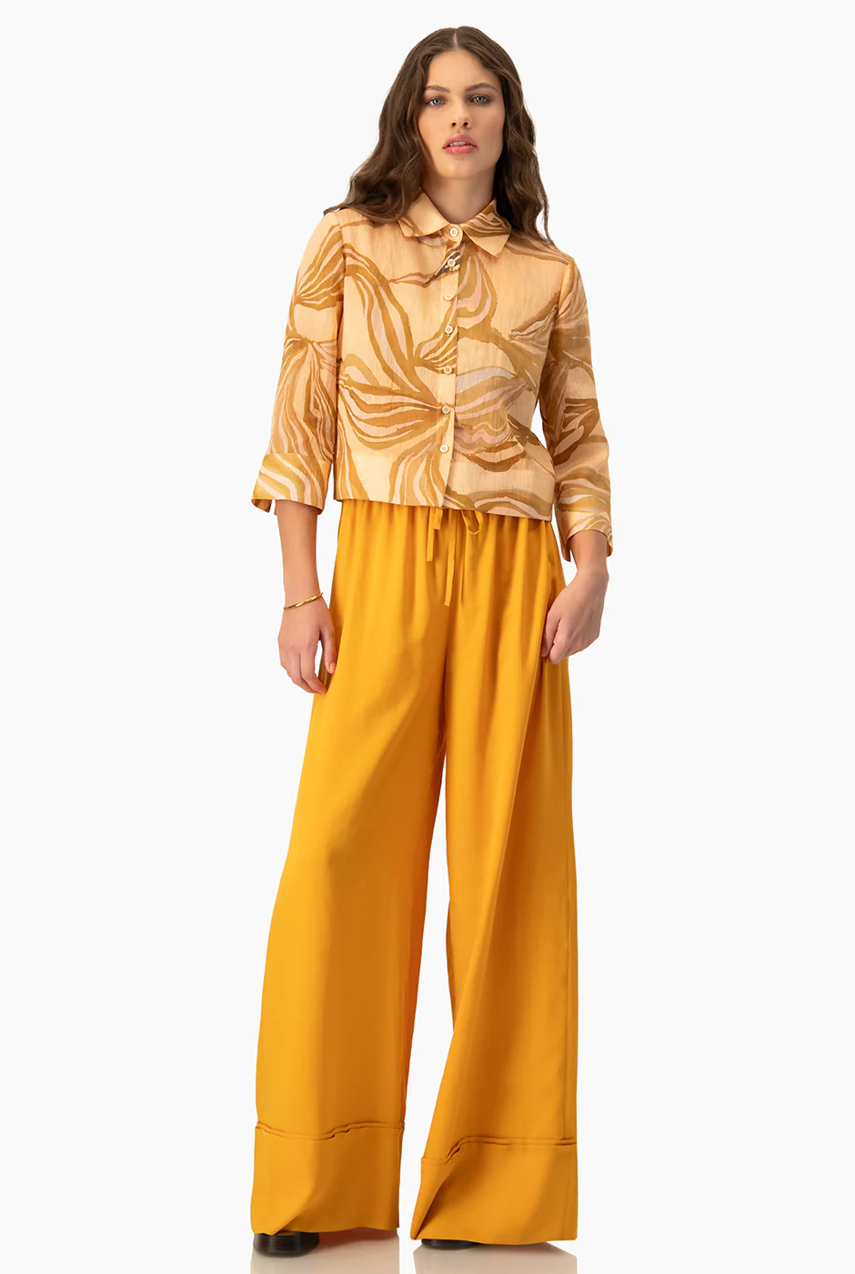 Blusa camisera estampada - Image 7