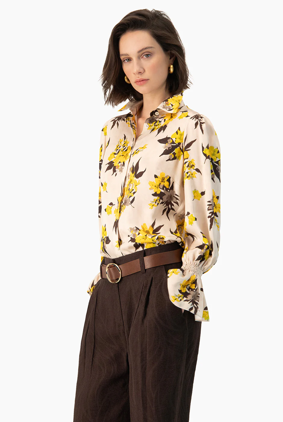 Blusa camisera Ivonne estampada - Image 3