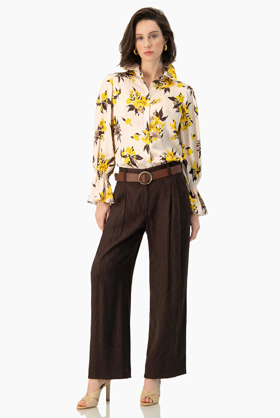 Blusa camisera Ivonne estampada - Image 4