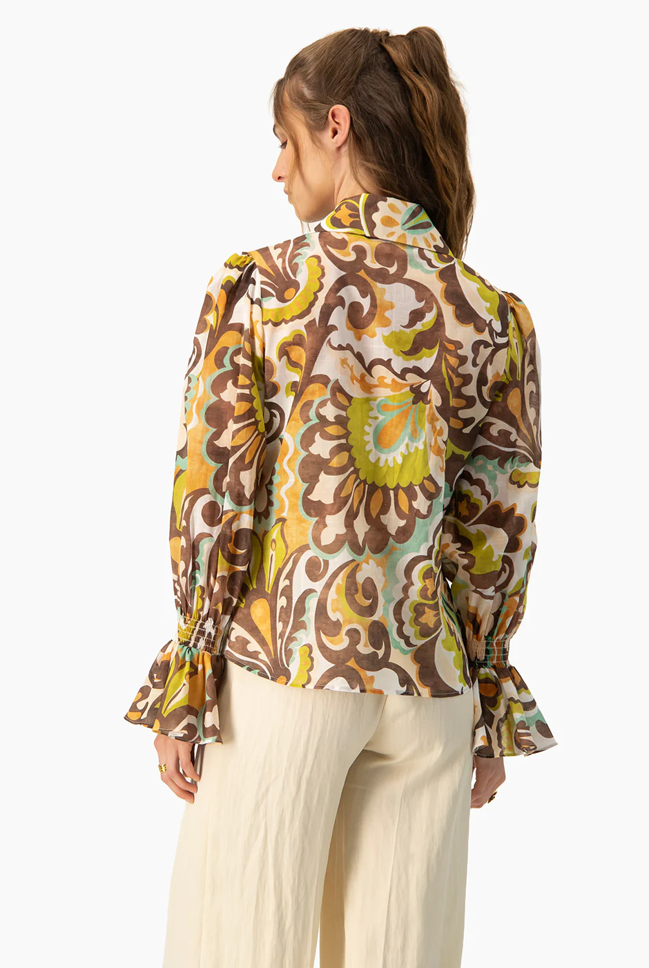 Blusa camisera manga larga - Image 2