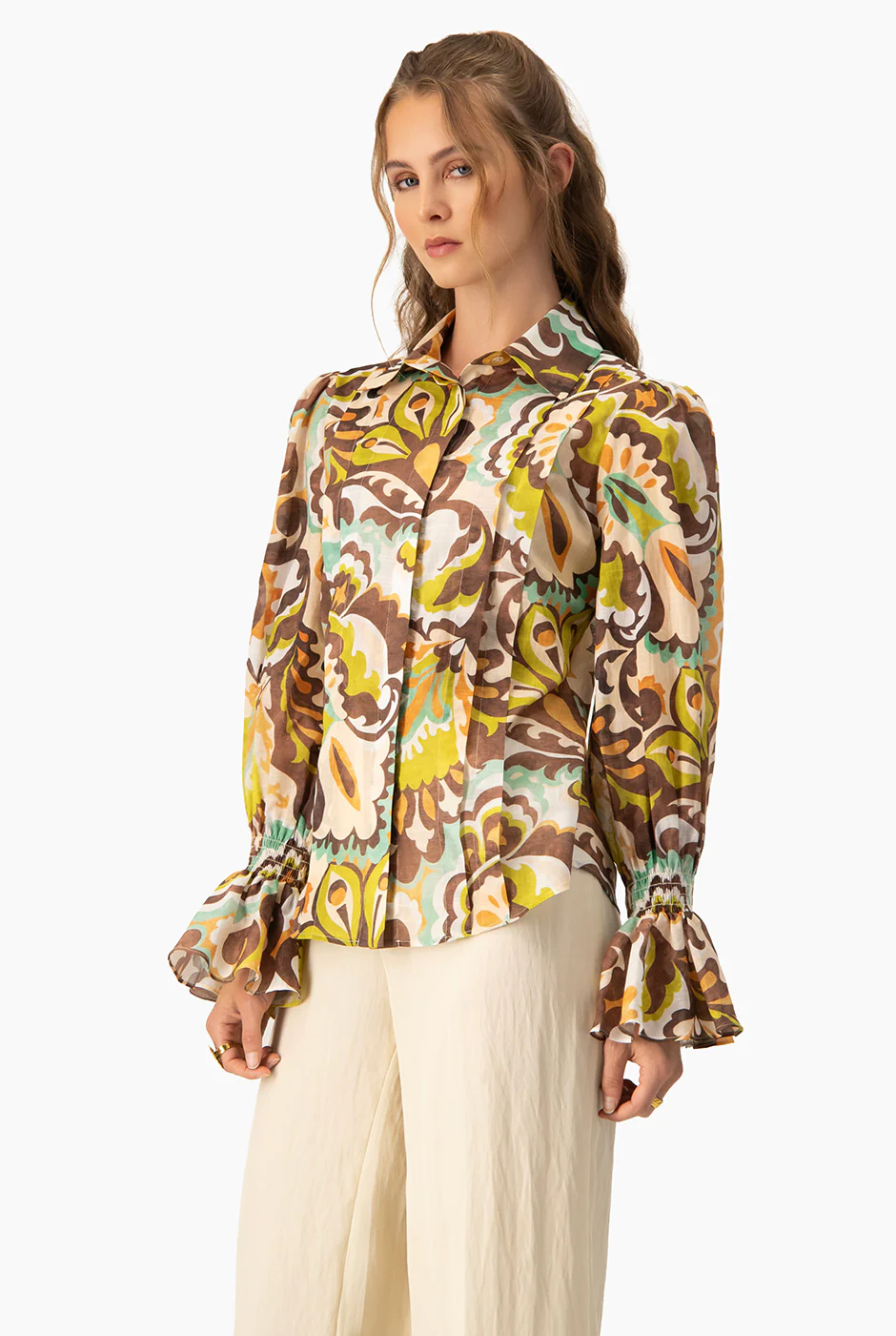 Blusa camisera manga larga - Image 4