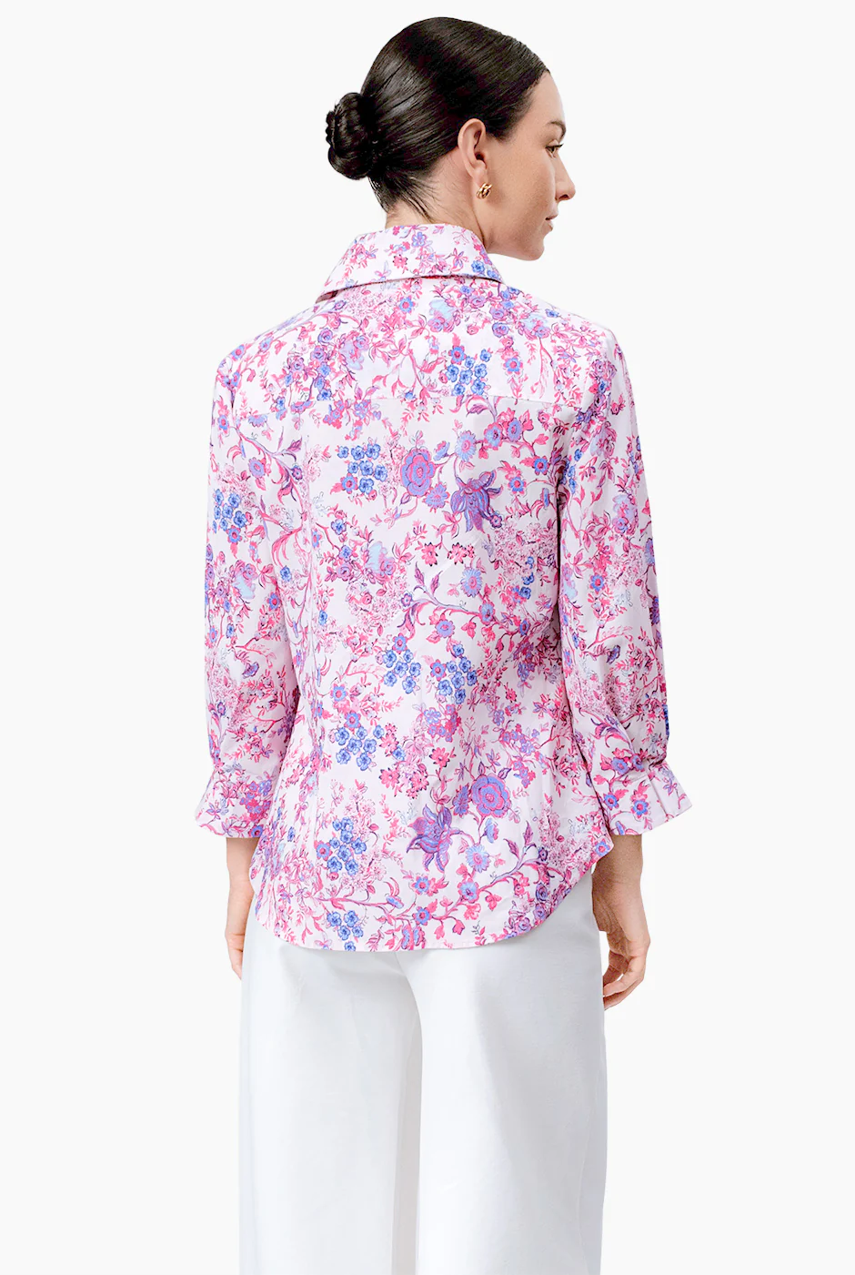 Blusa camisera recta estampada - Image 2