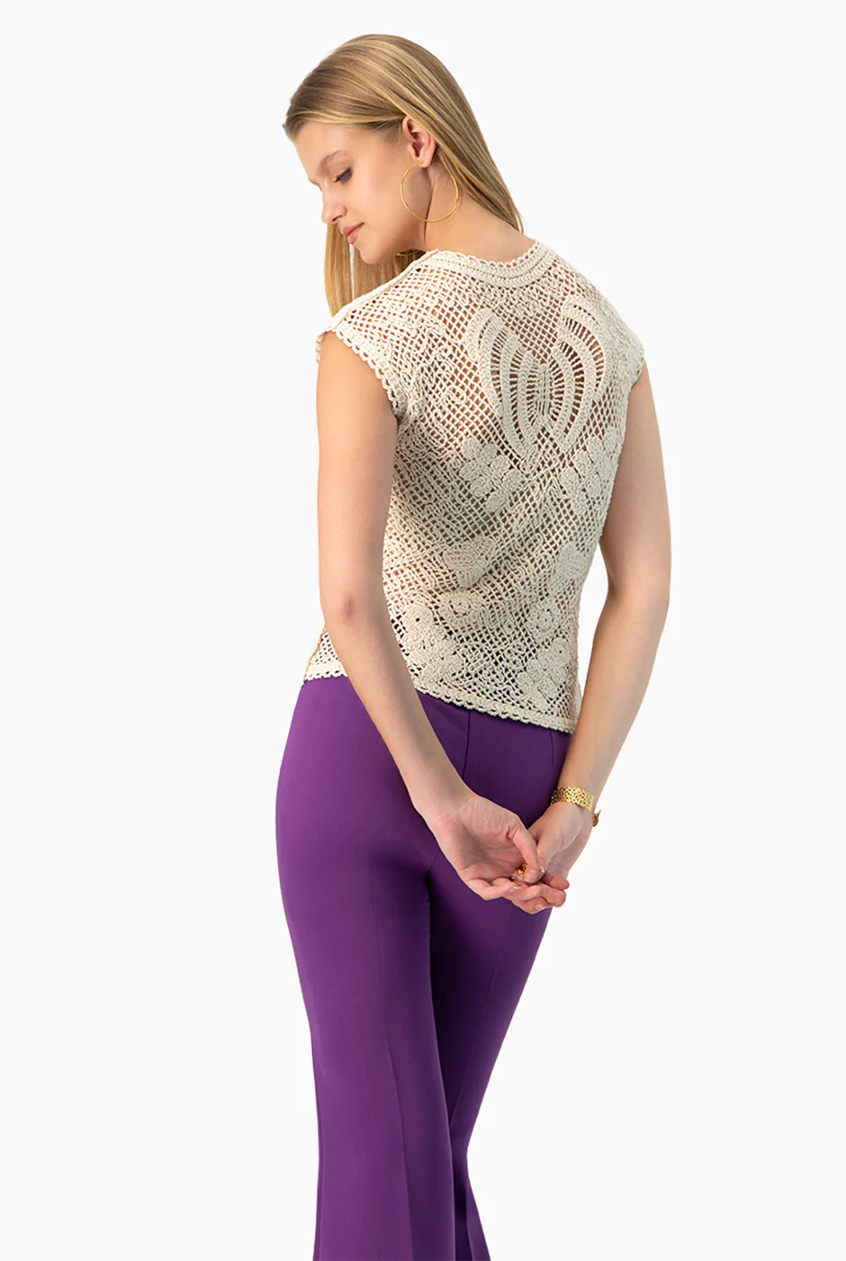 Blusa Crochet Retícula - Image 2