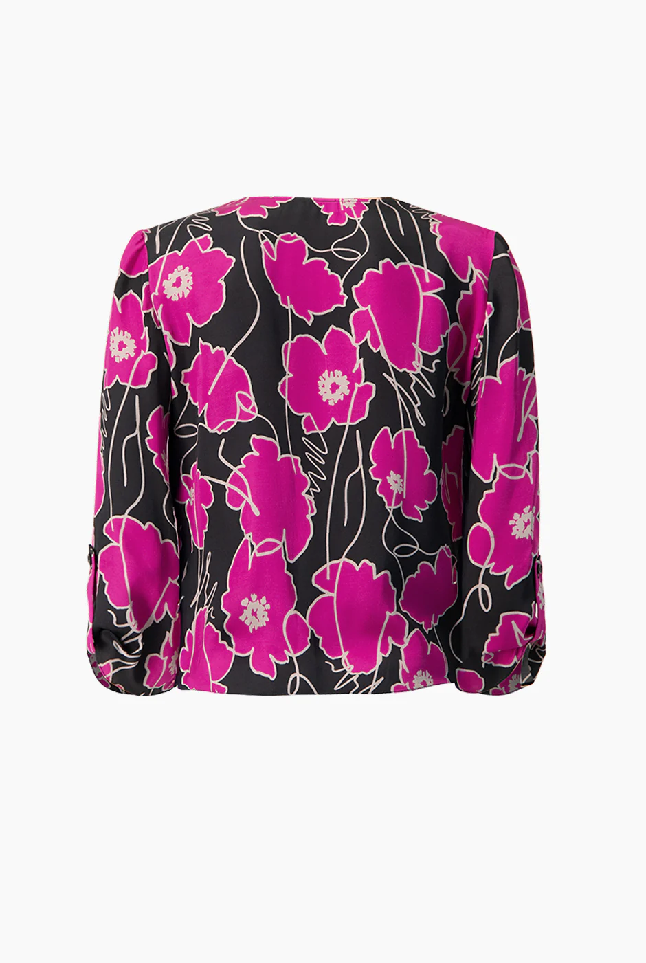Blusa de amarre y escote en V - Image 8