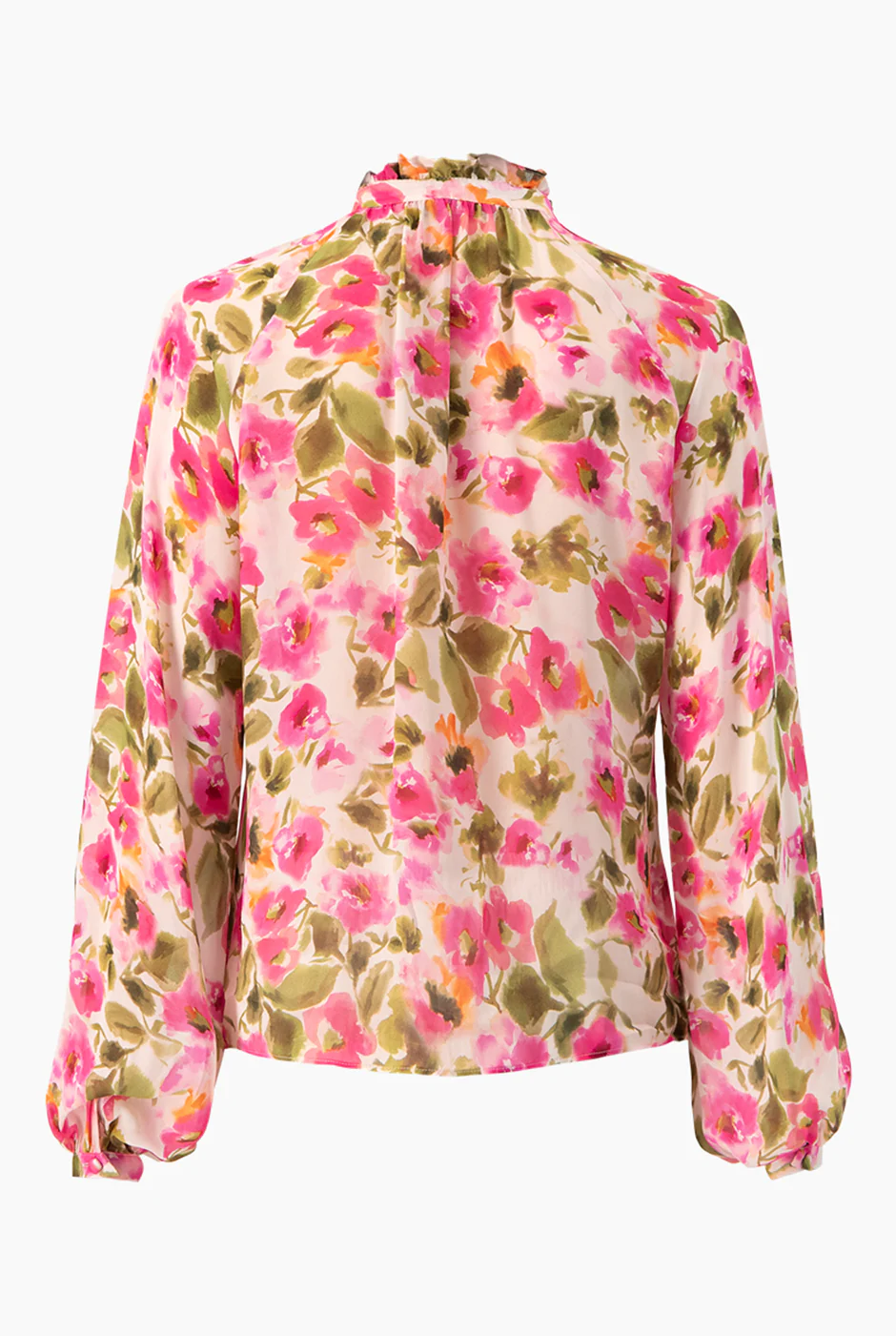 Blusa de cuello alto con cinta - Image 8