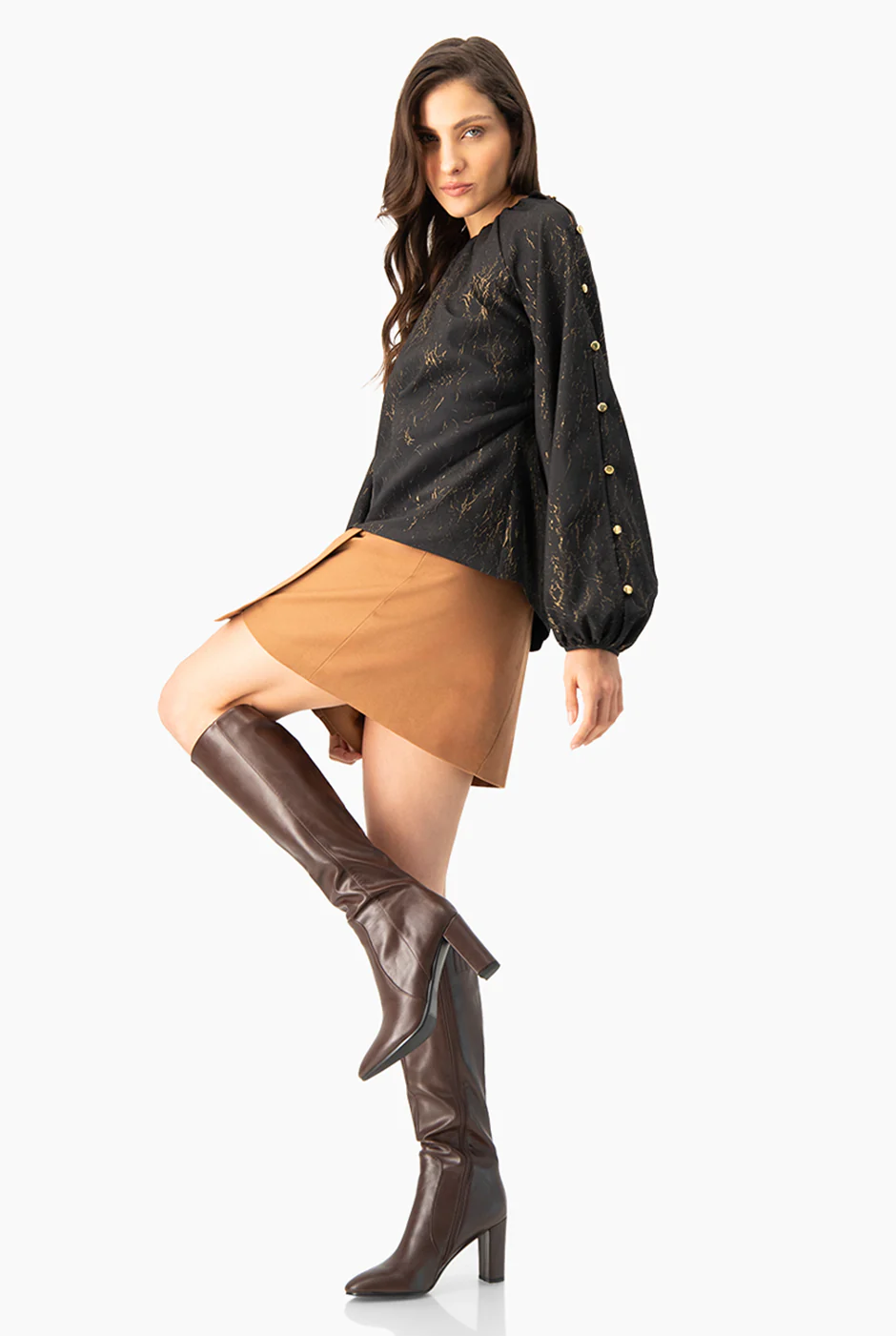 Blusa de manga larga amplia - Image 6