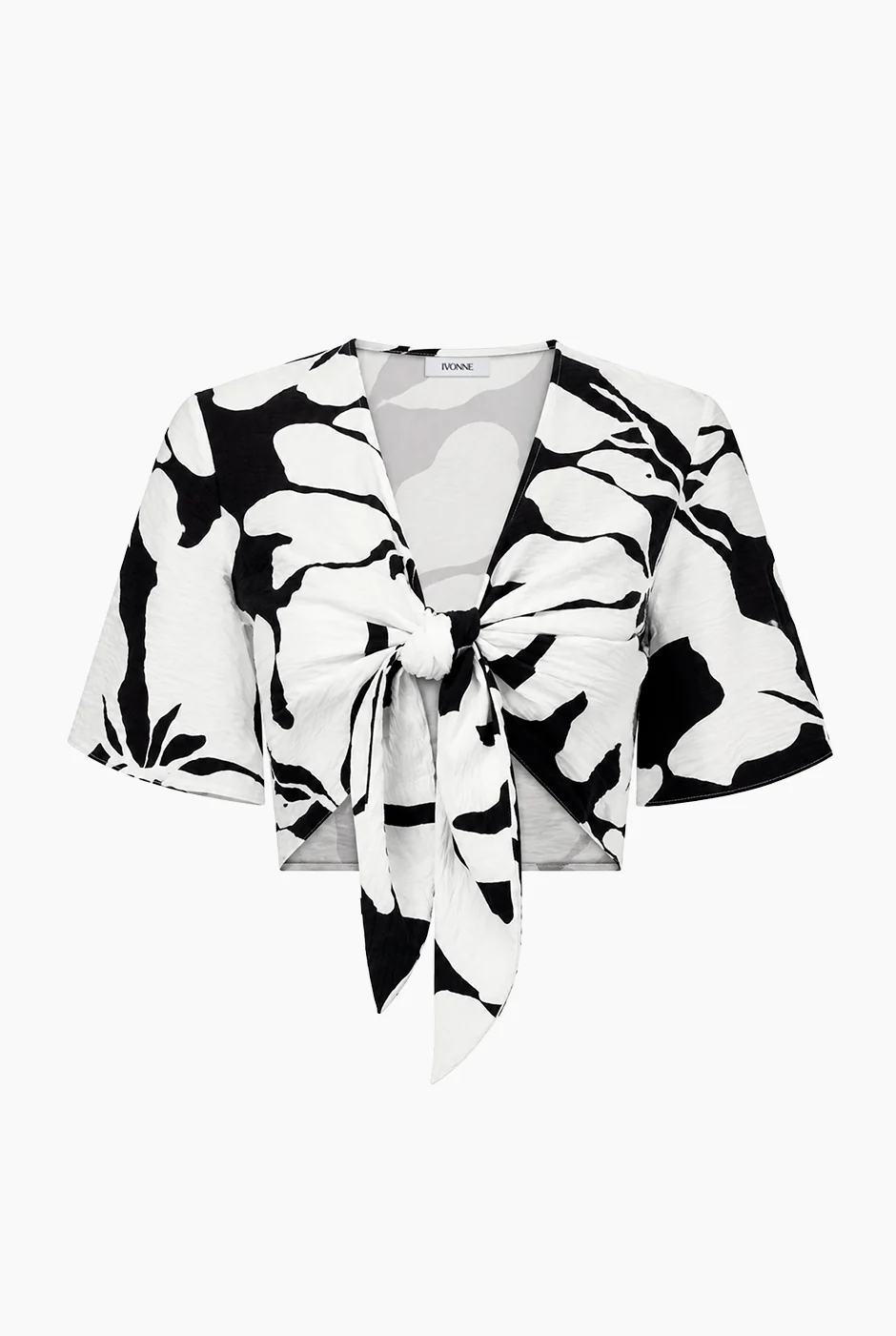 Blusa estampada de amarre - Image 5