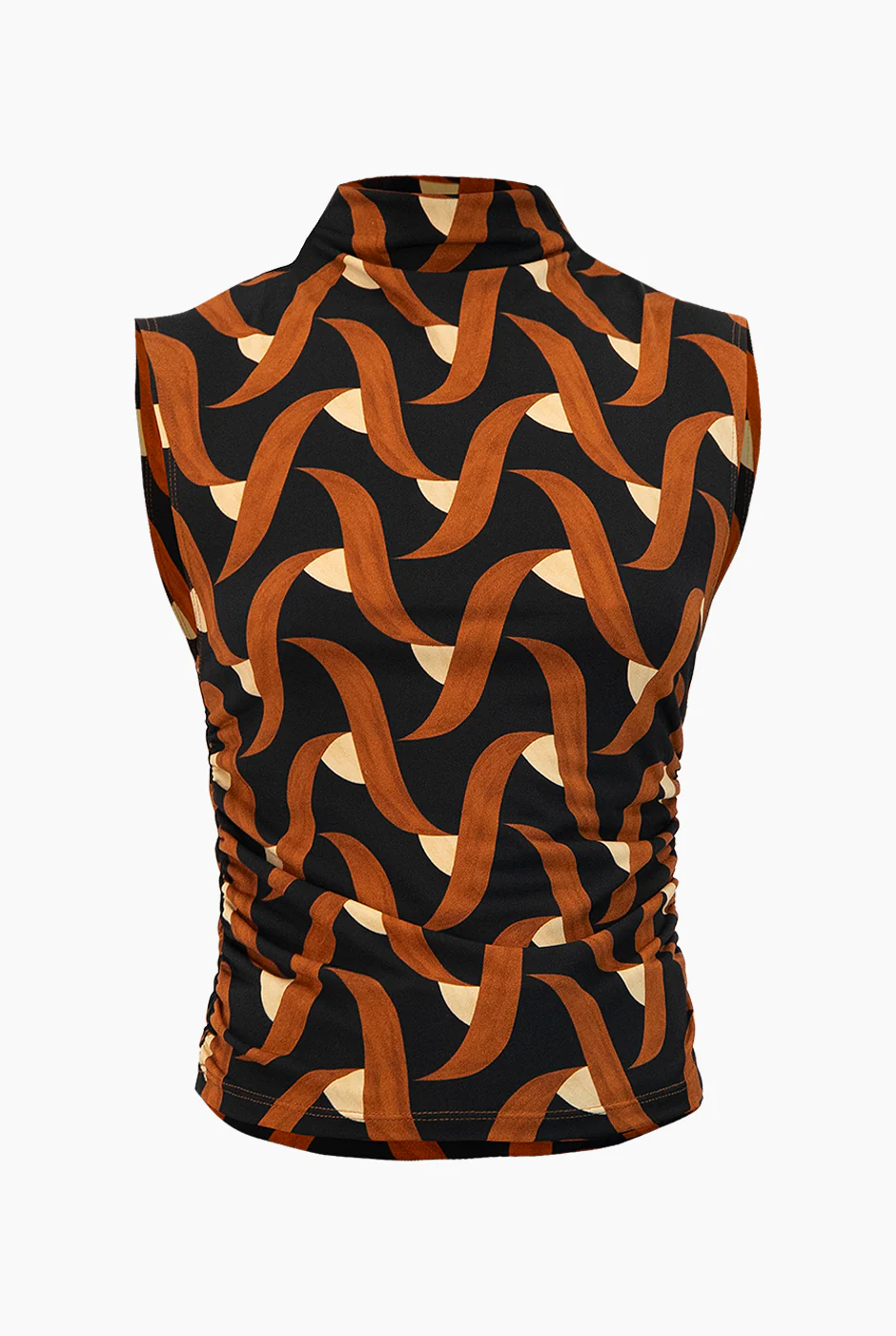 Blusa estampada fruncida - Image 5