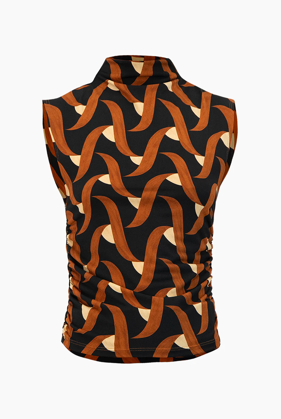 Blusa estampada fruncida - Image 8