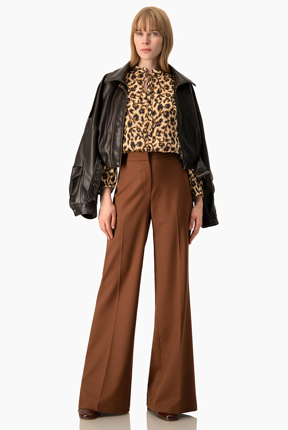 Blusa estampada Ivonne cuello alto - Image 5