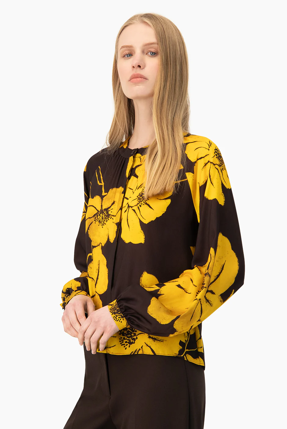 Blusa estampada Ivonne manga larga - Image 3