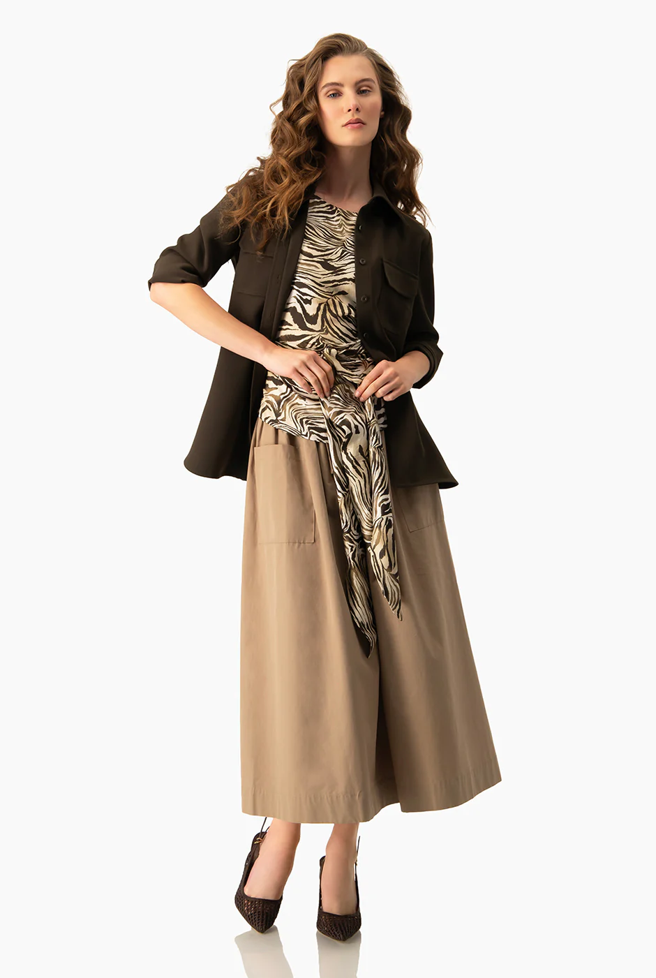 Blusa estampada sin mangas - Image 6