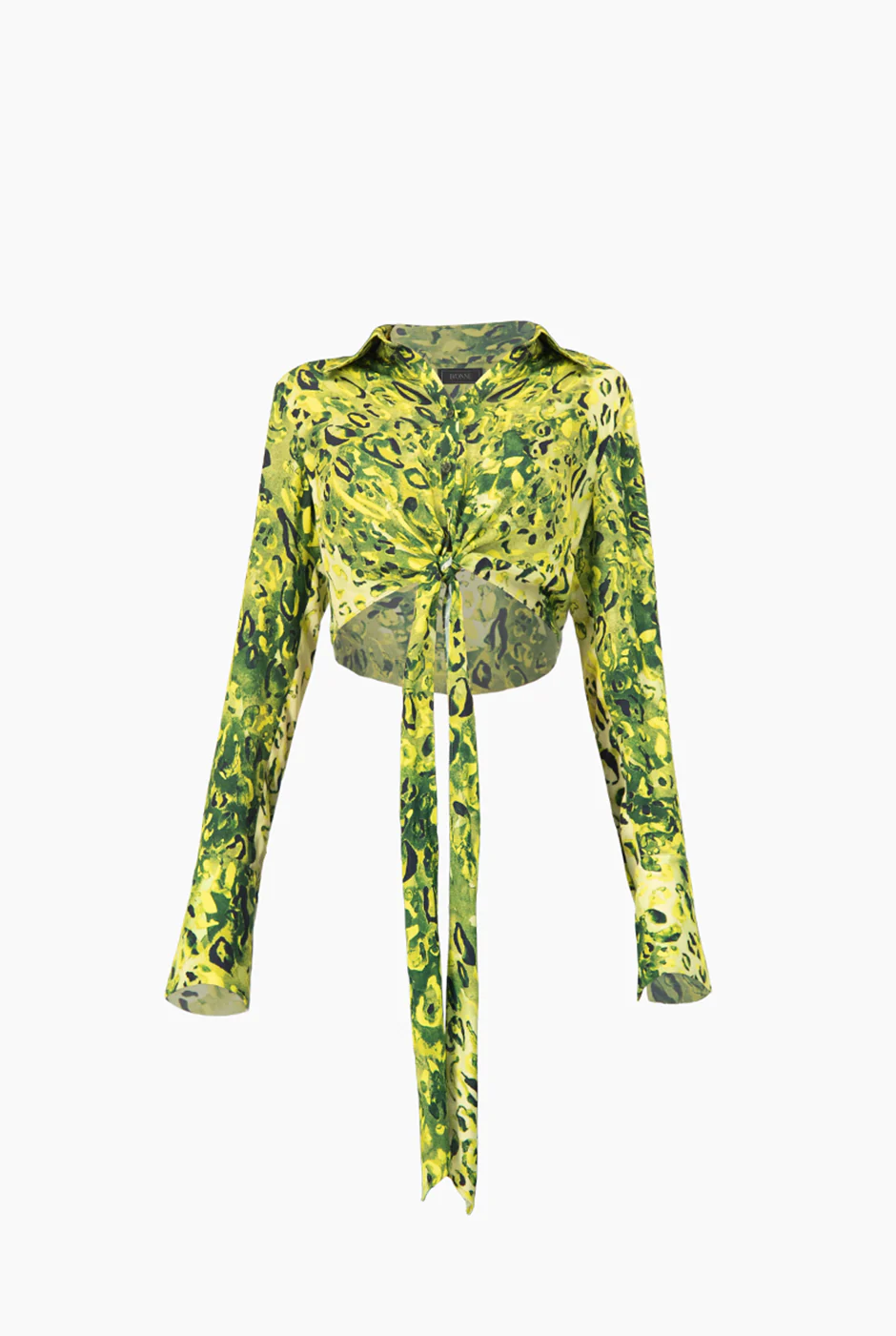 Blusa estampada y amarre - Image 5