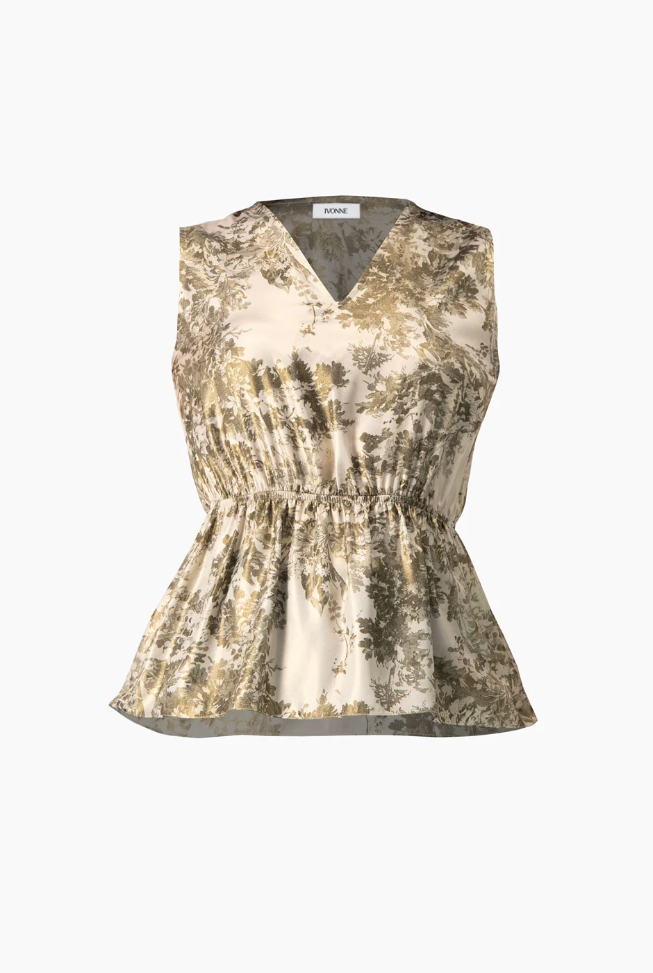 Blusa estampada y escote en V - Image 5