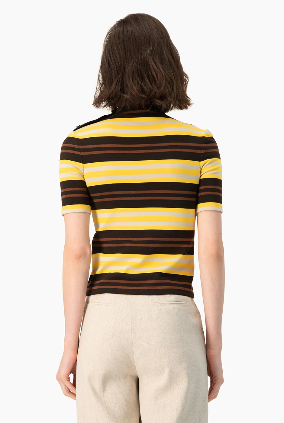 Blusa Ivonne con botones en hombro - Image 2