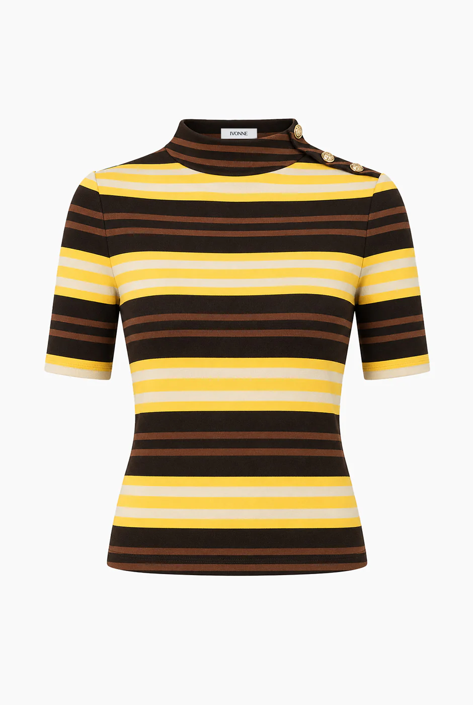 Blusa Ivonne con botones en hombro - Image 6