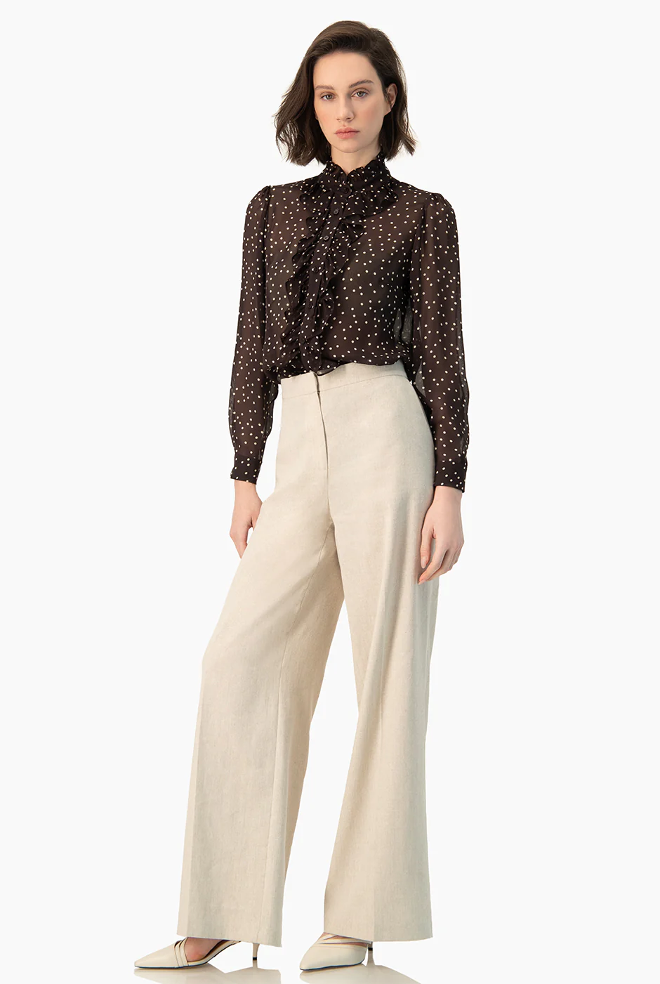 Blusa Ivonne con volantes - Image 4