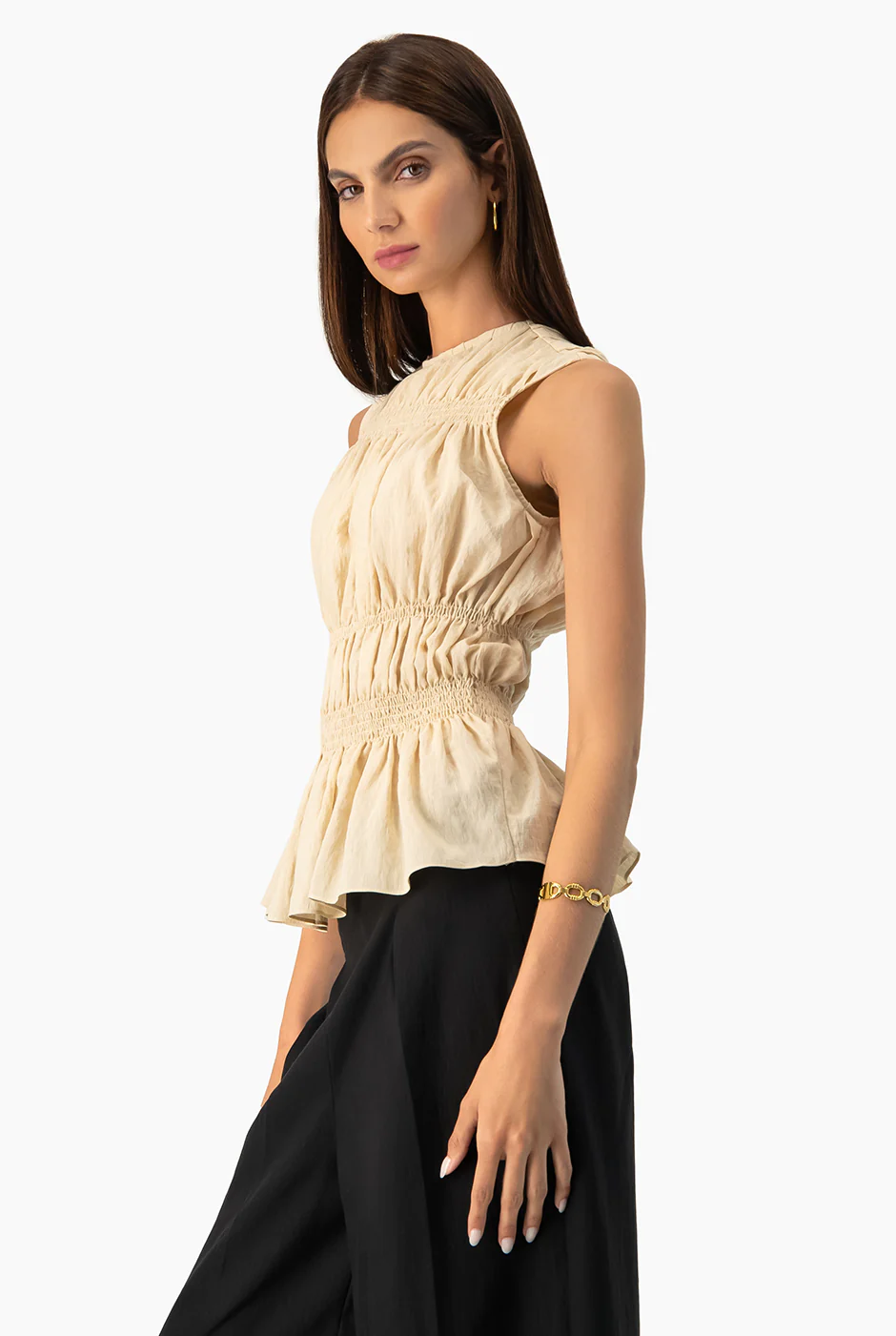 Blusa Ivonne de cuello redondo - Image 4