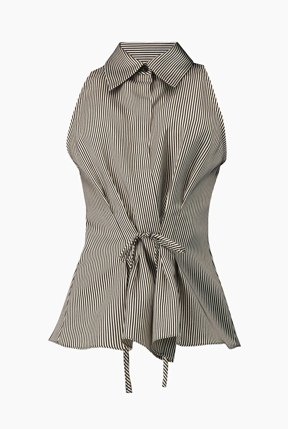 Blusa Ivonne rayada con cinta - Image 5