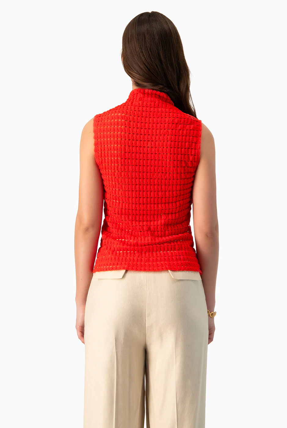Blusa Ivonne tejida cuello alto - Image 2