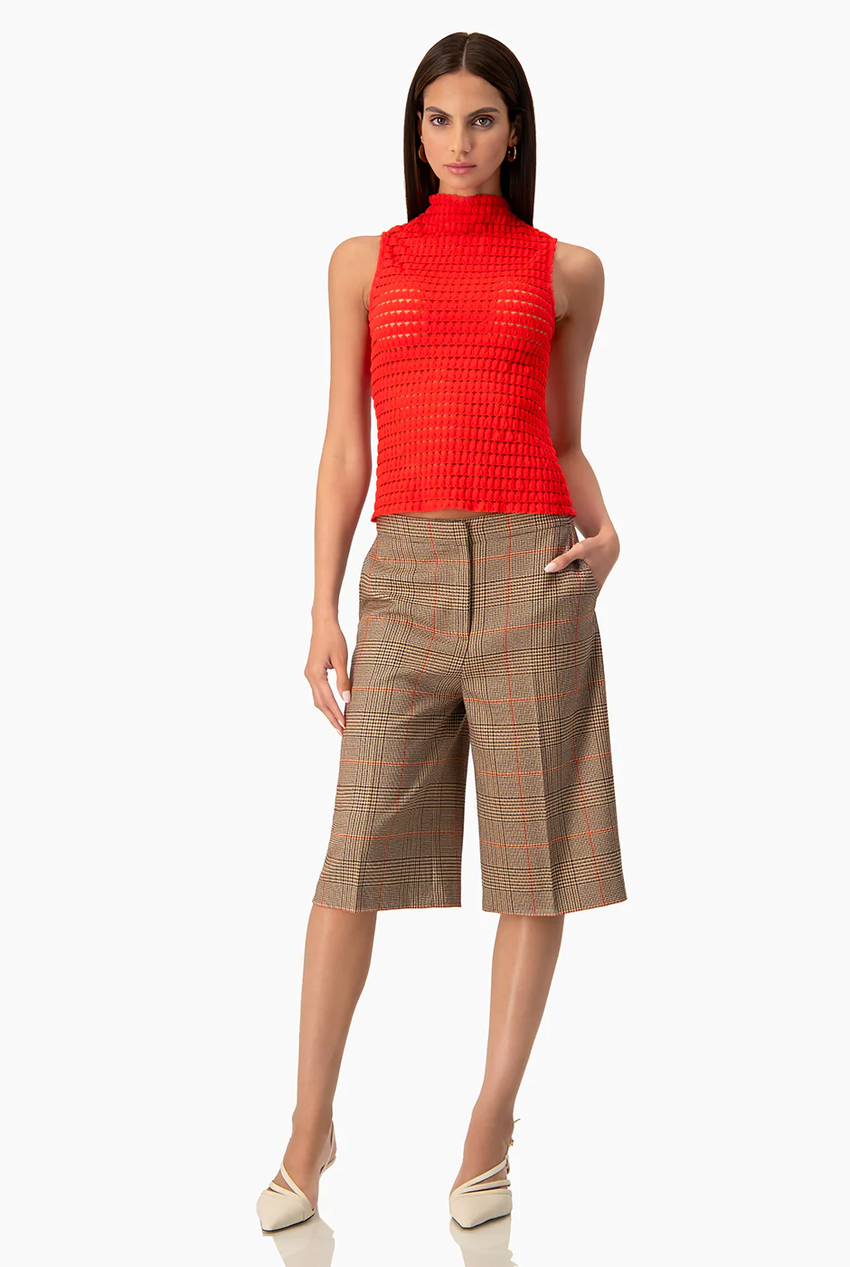 Blusa Ivonne tejida cuello alto - Image 6