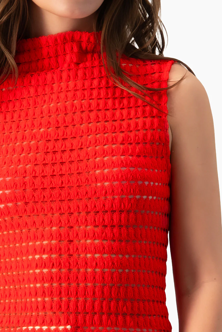 Blusa Ivonne tejida cuello alto - Image 7