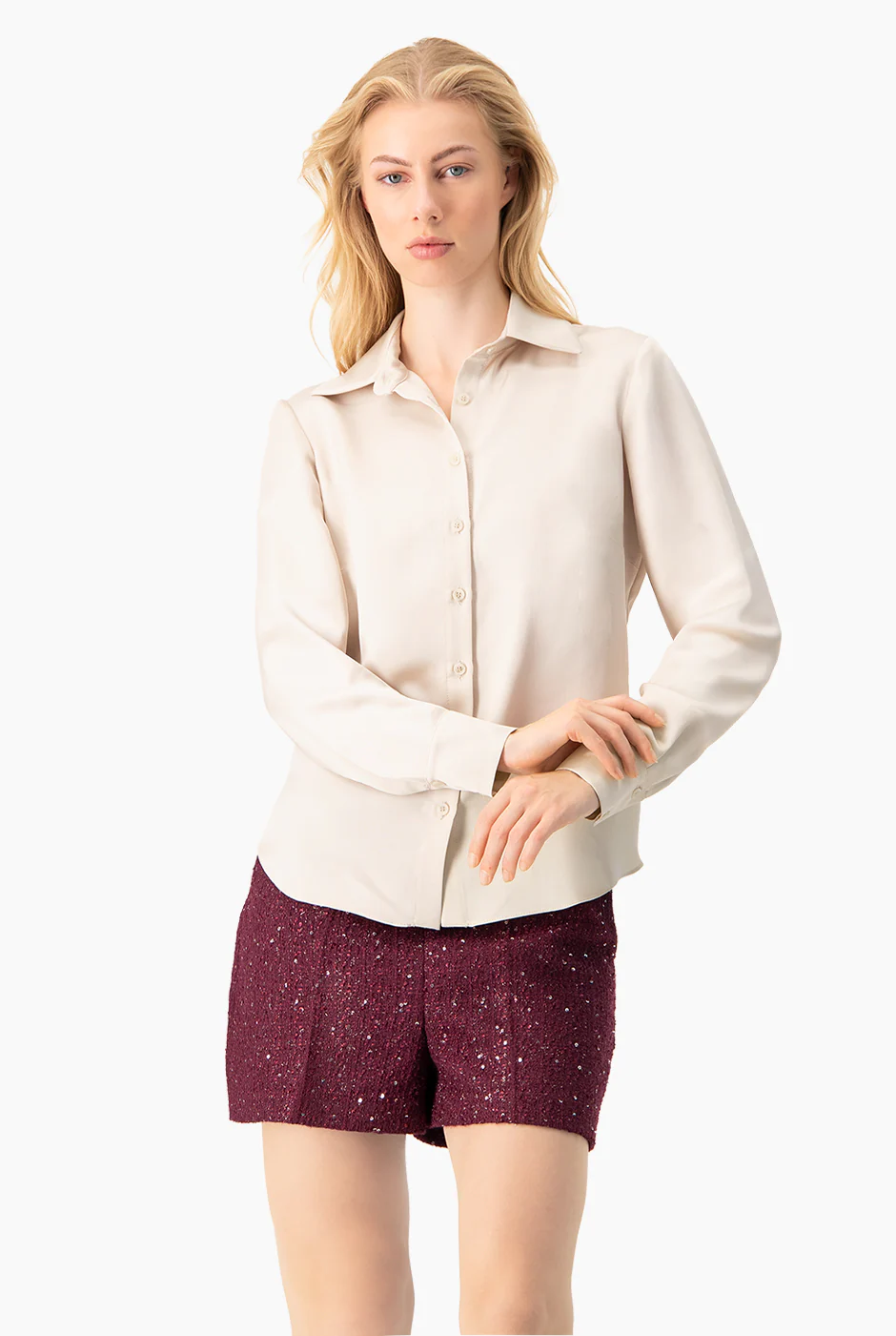 Blusa lisa camisera
