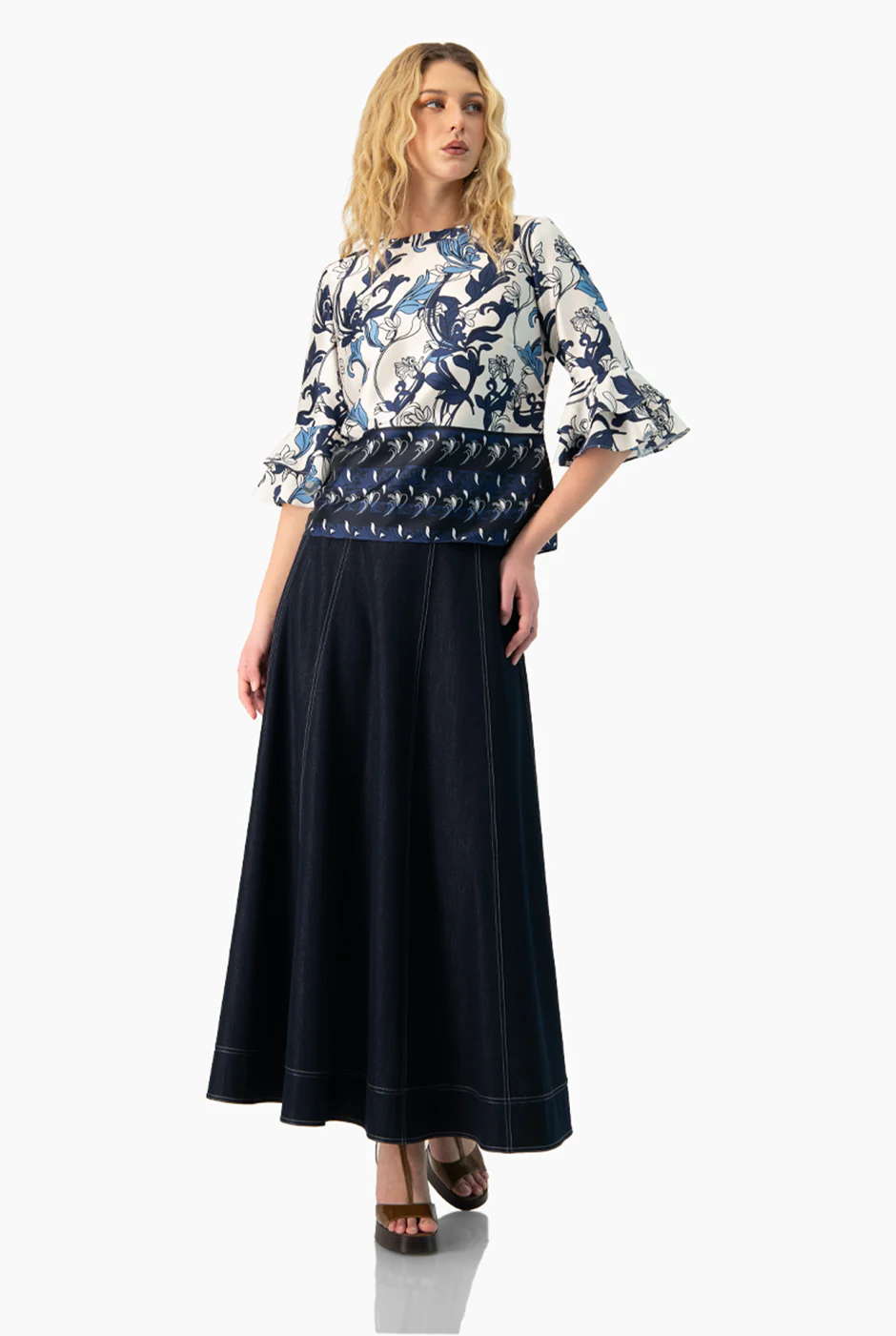 Blusa manga 3/4 con olanes - Image 6