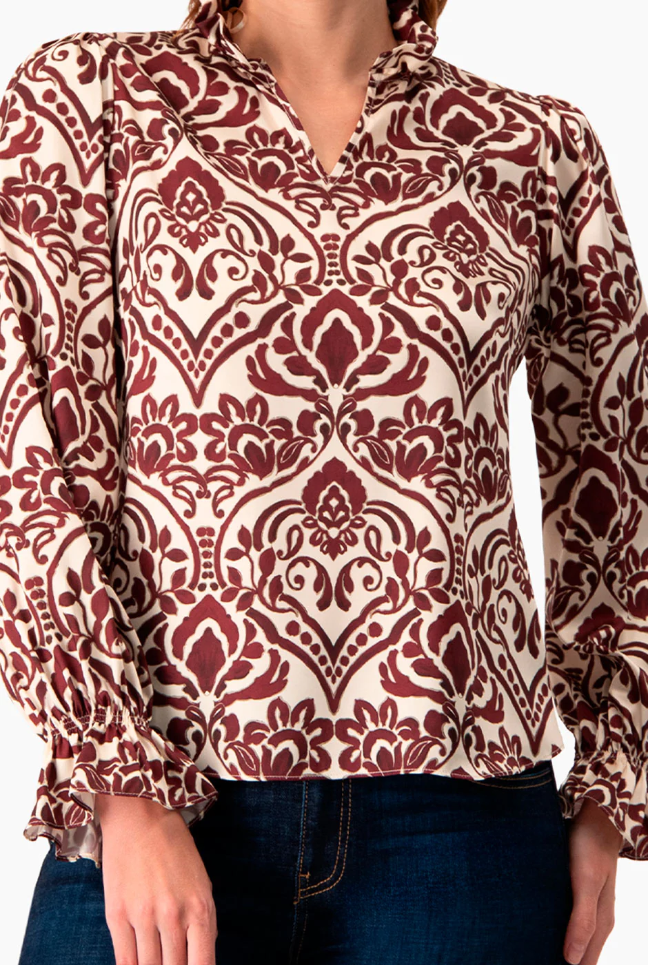 Blusa manga larga con puño - Image 5
