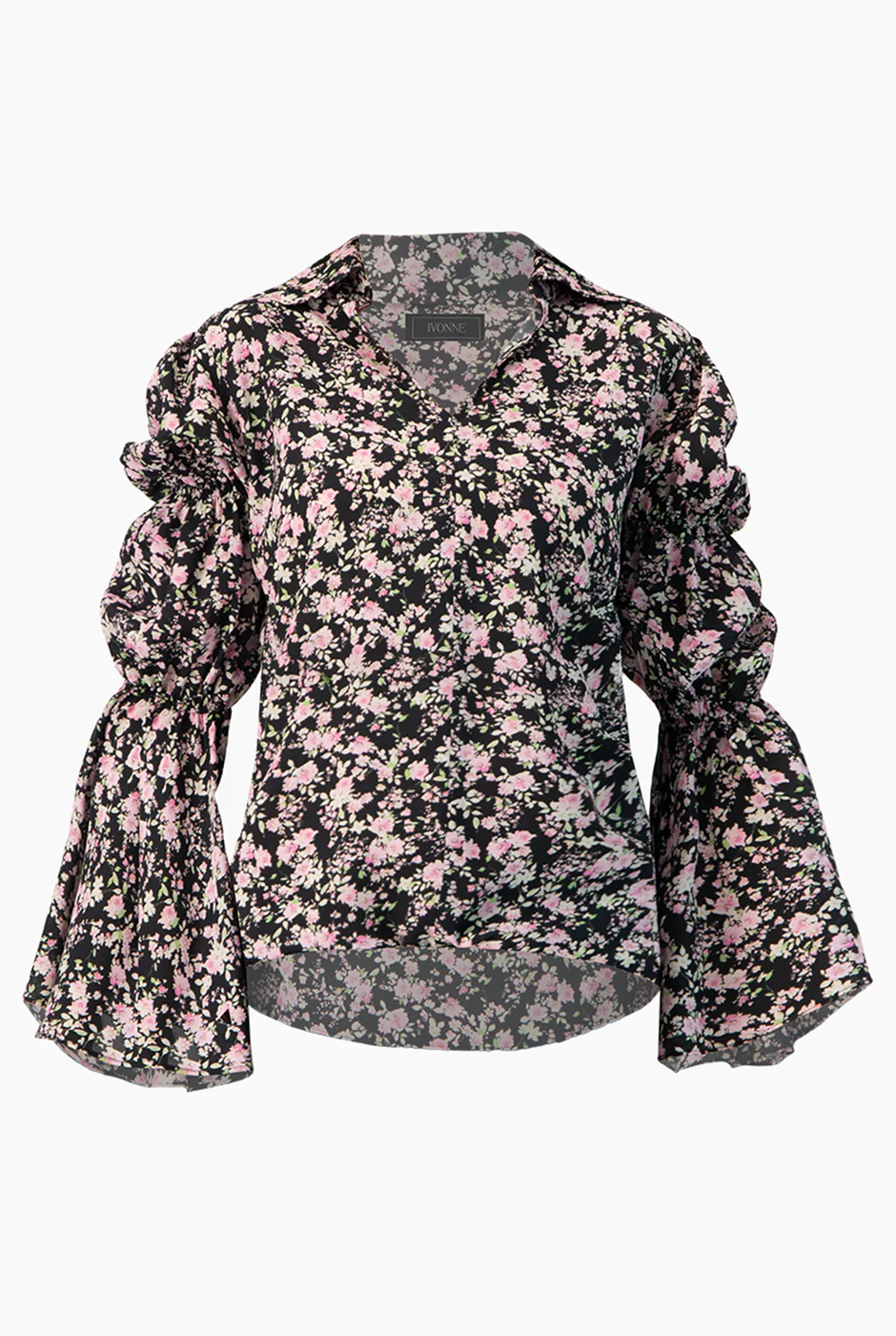 Blusa manga larga estampado floral - Image 5