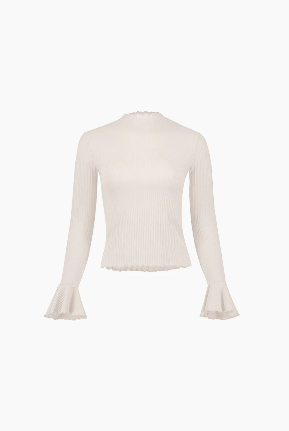 Blusa natural de cuello redondo - Image 5