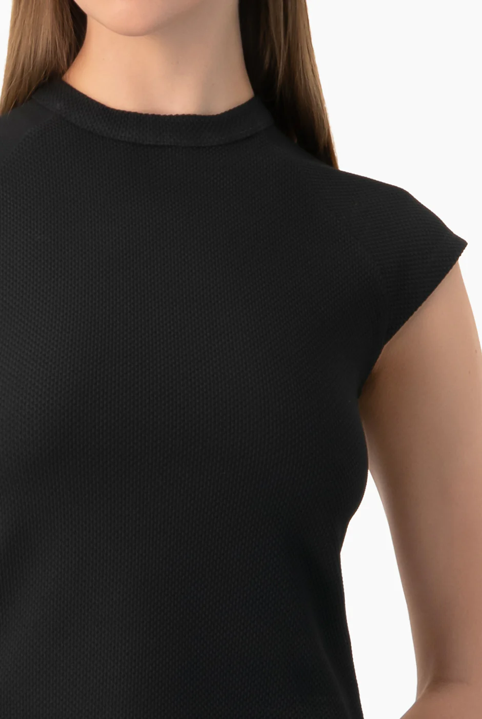Blusa negra manga ranglan - Image 6