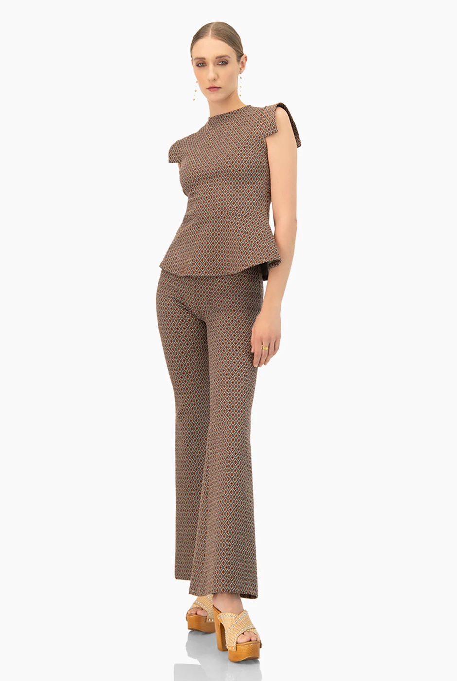 Blusa peplum de manga simulada - Image 6