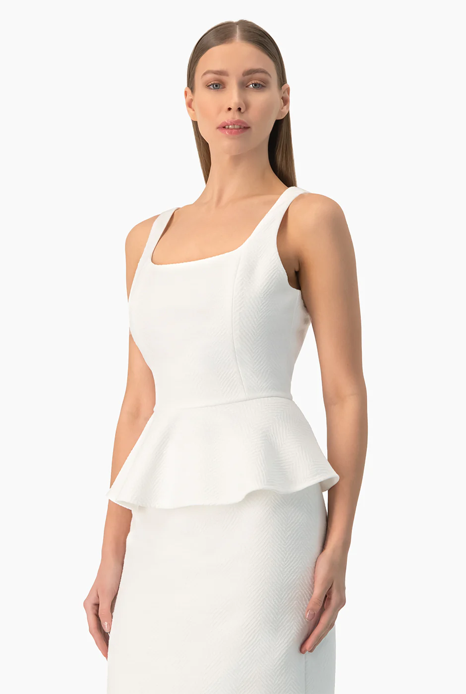 Blusa peplum sin mangas - Image 4