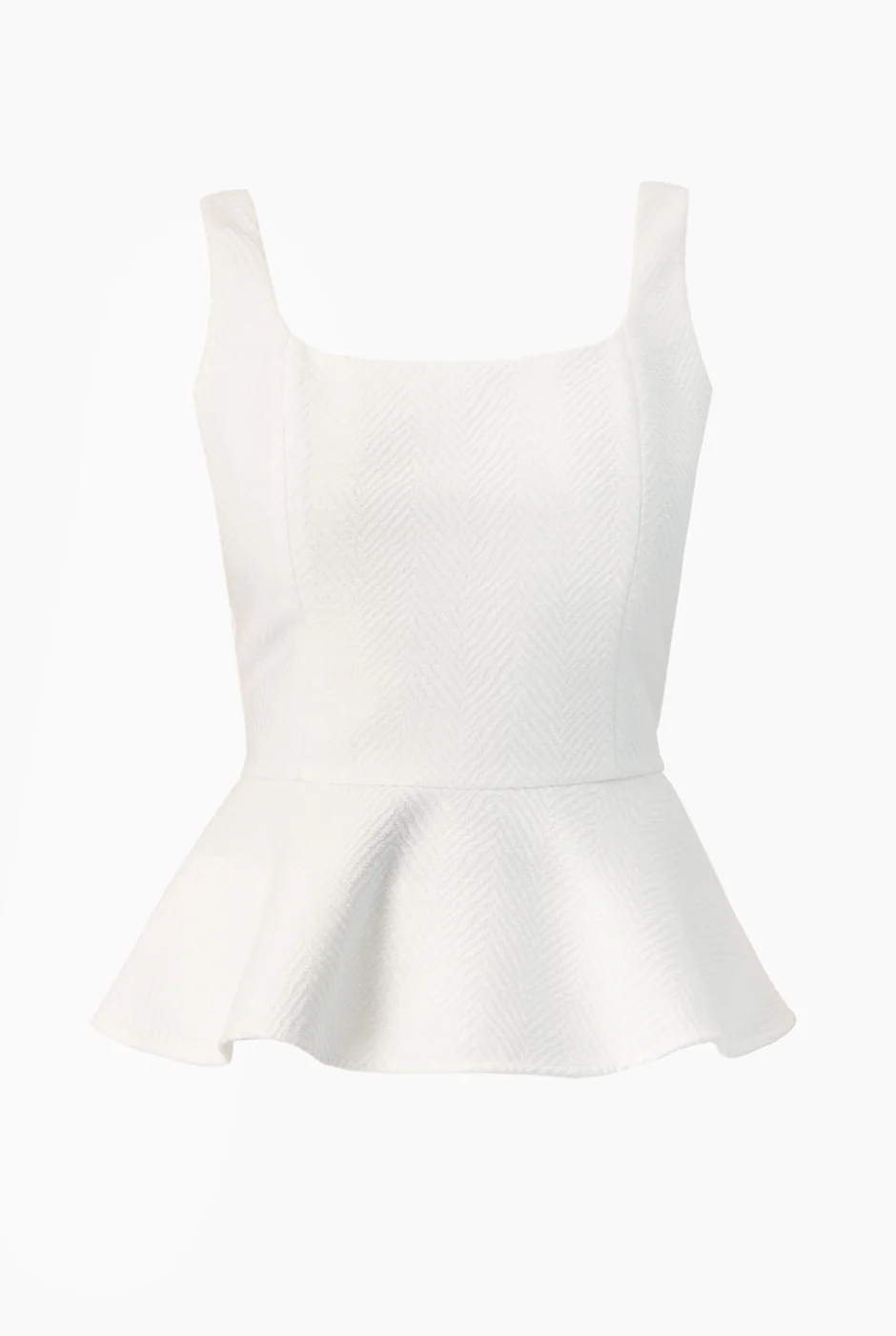 Blusa peplum sin mangas - Image 5