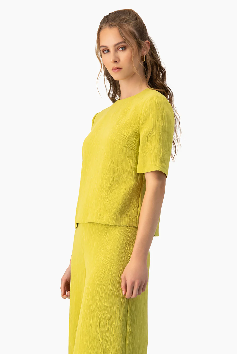 Blusa recta de cuello redondo - Image 4