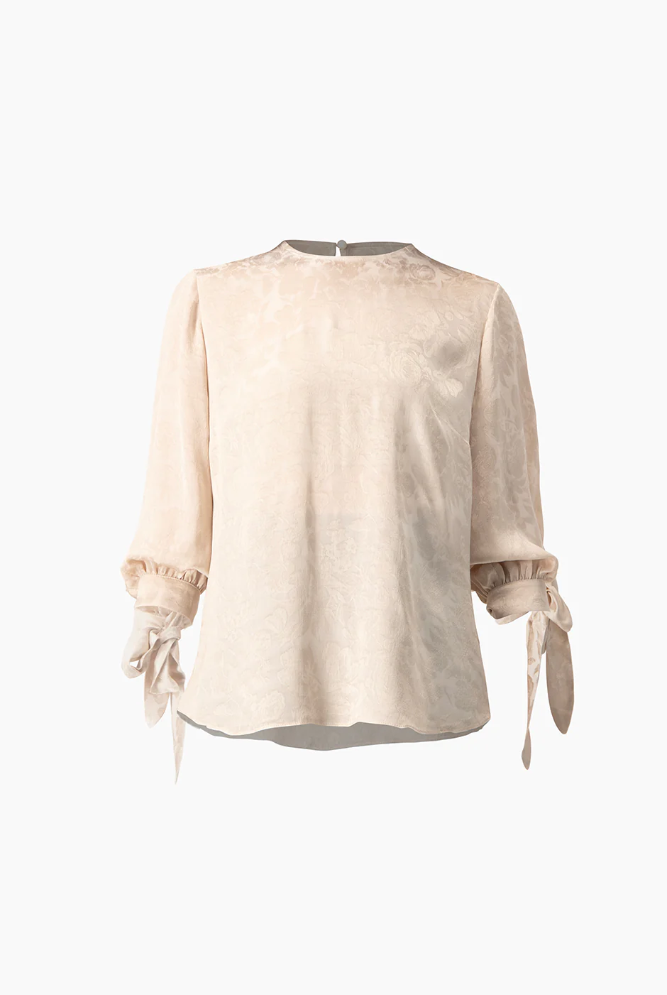 Blusa recta de manga con amarre - Image 5
