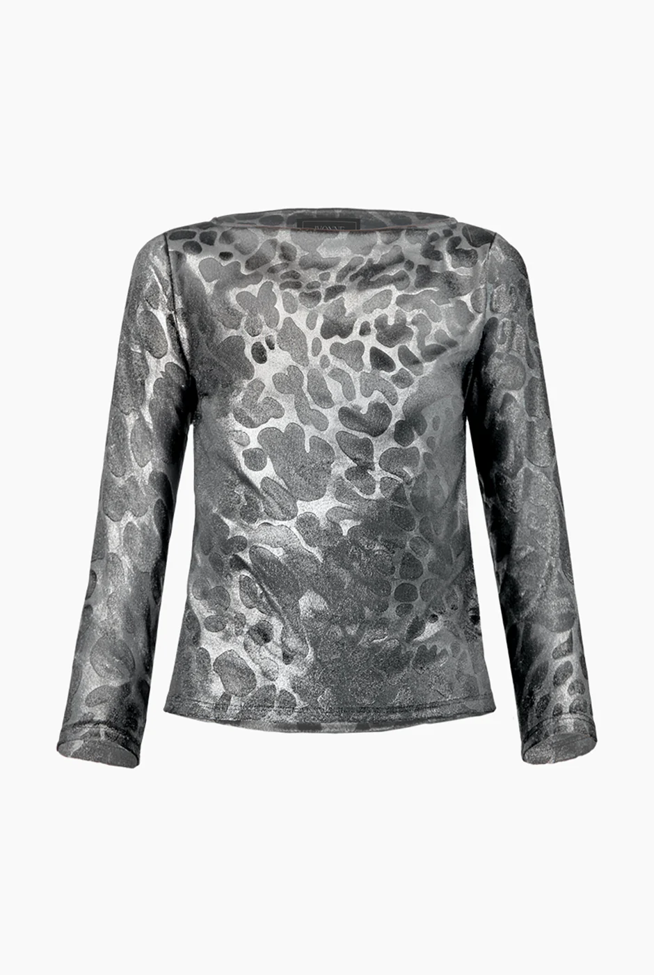 Blusa recta plata manga larga - Image 5
