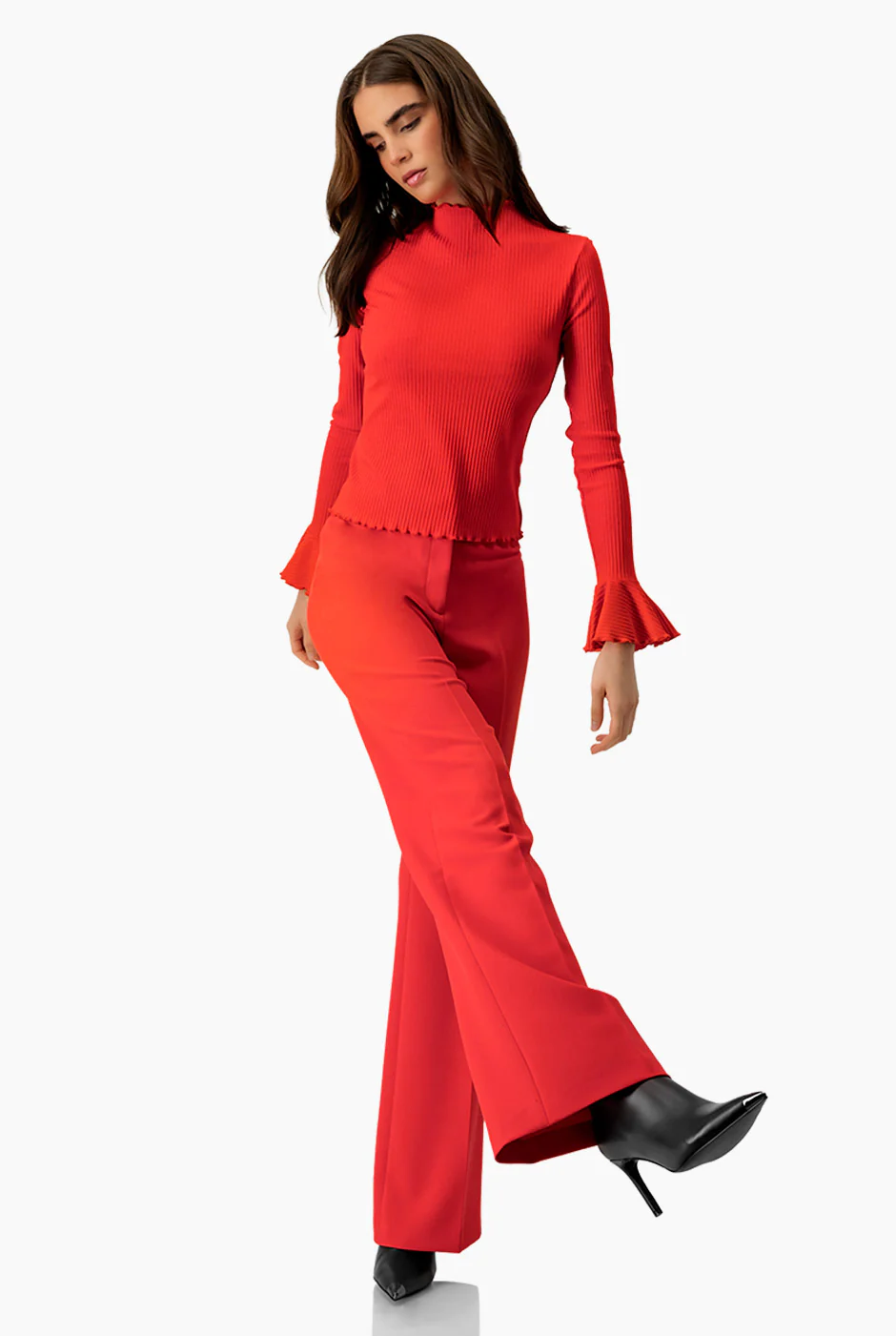 Blusa roja de cuello redondo - Image 6