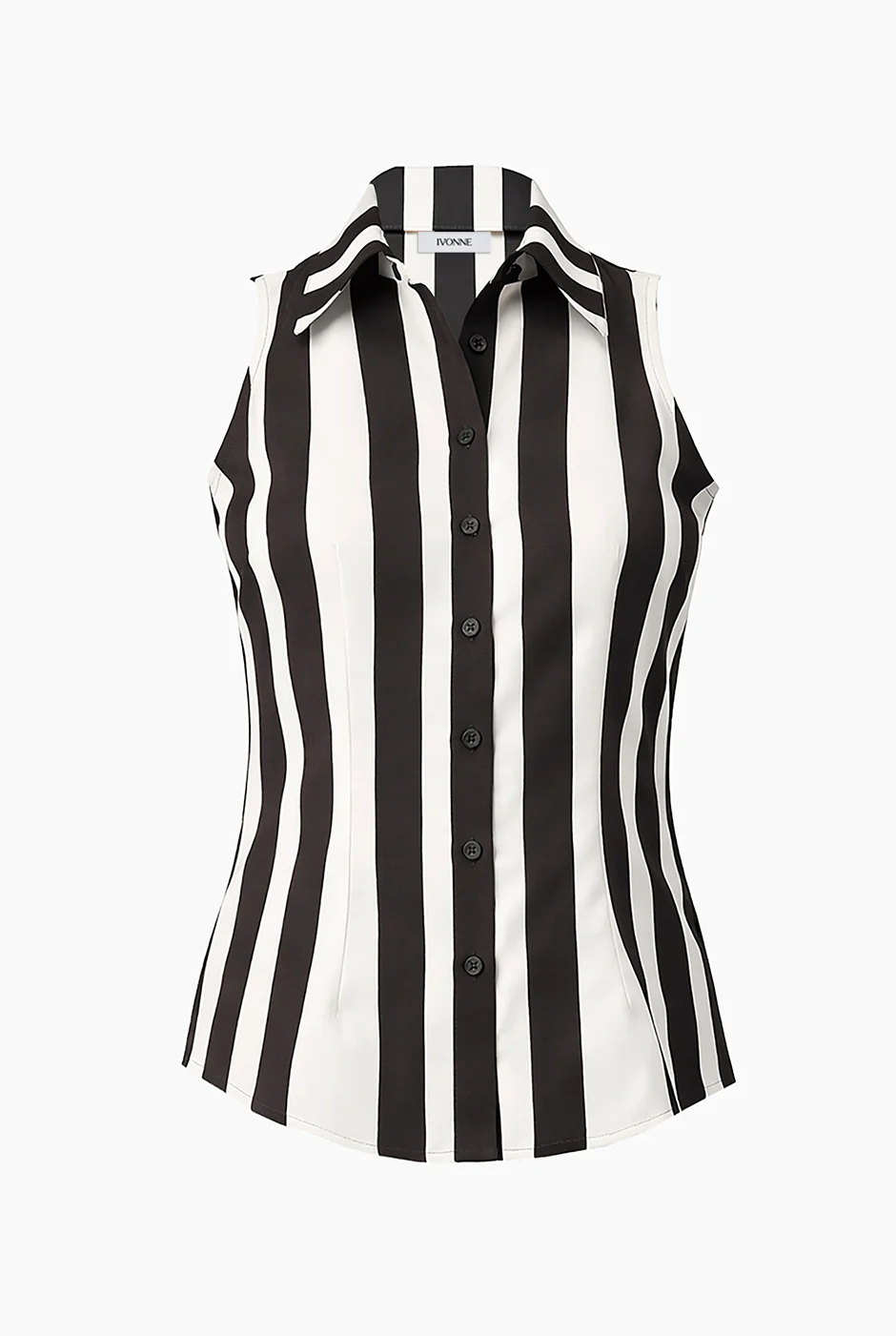 Blusa sin mangas camisera - Image 5