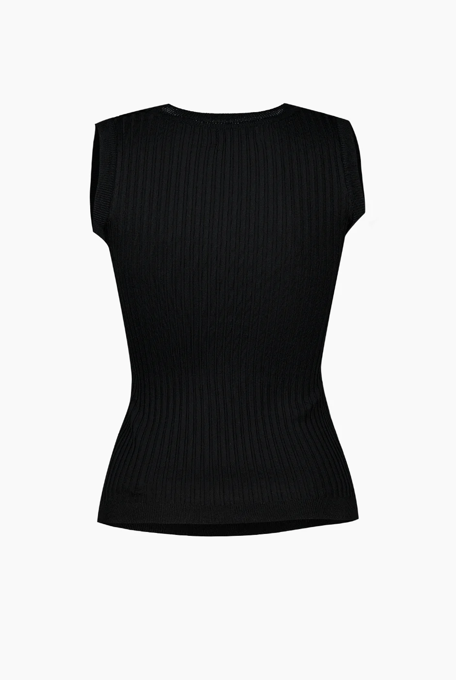 Blusa sin mangas color negro - Image 6
