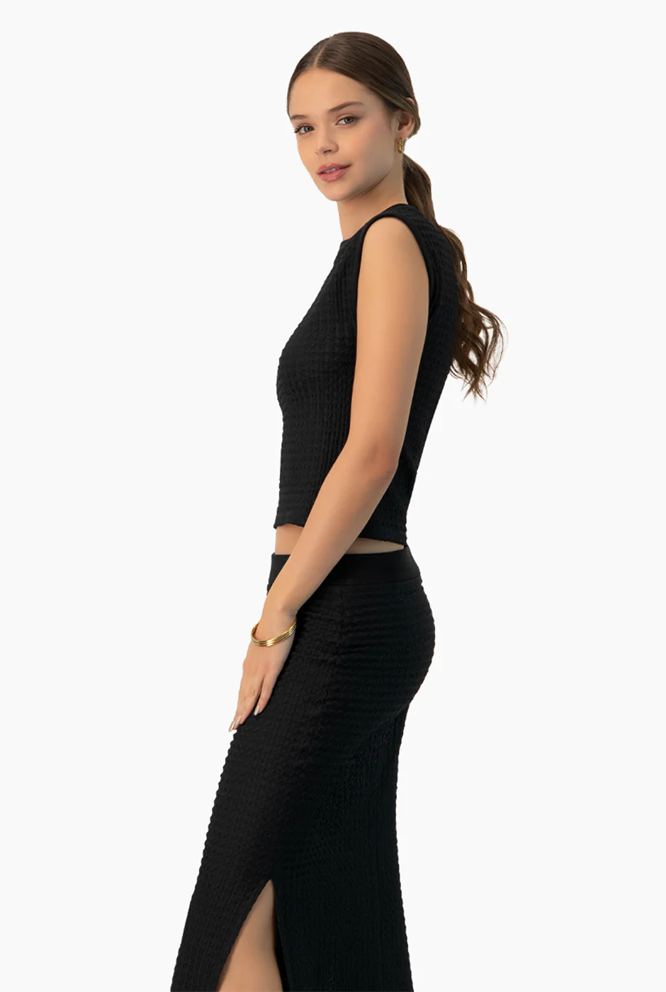 Blusa sin mangas tejida - Image 4
